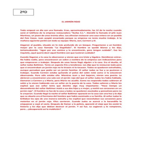 Cuento De Terror Joel Odt