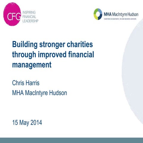 2D – BUILDING STRONGER CHARITIES THROUGH IMPROVED FINANCIAL MANAGEMENT