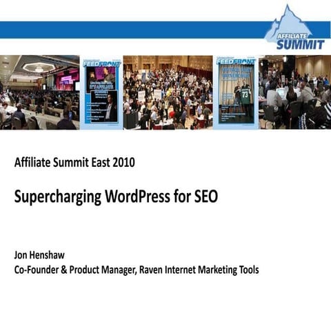 Supercharging WordPress for SEO