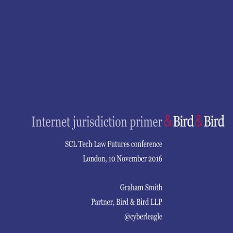 Internet Jurisdiction Primer