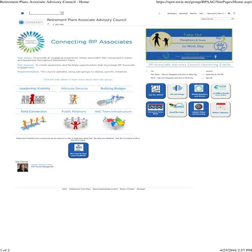 SPOT Page | PDF