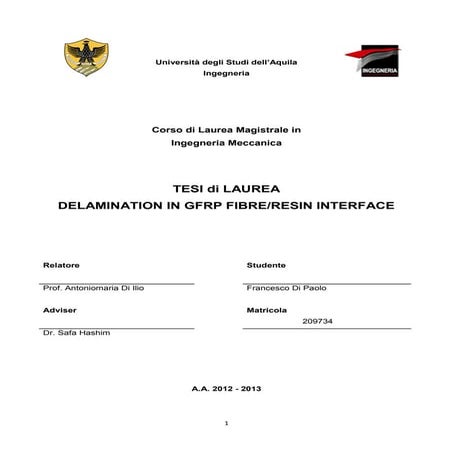 Final Year Project (Tesi)_GFRP_Francesco Di Paolo