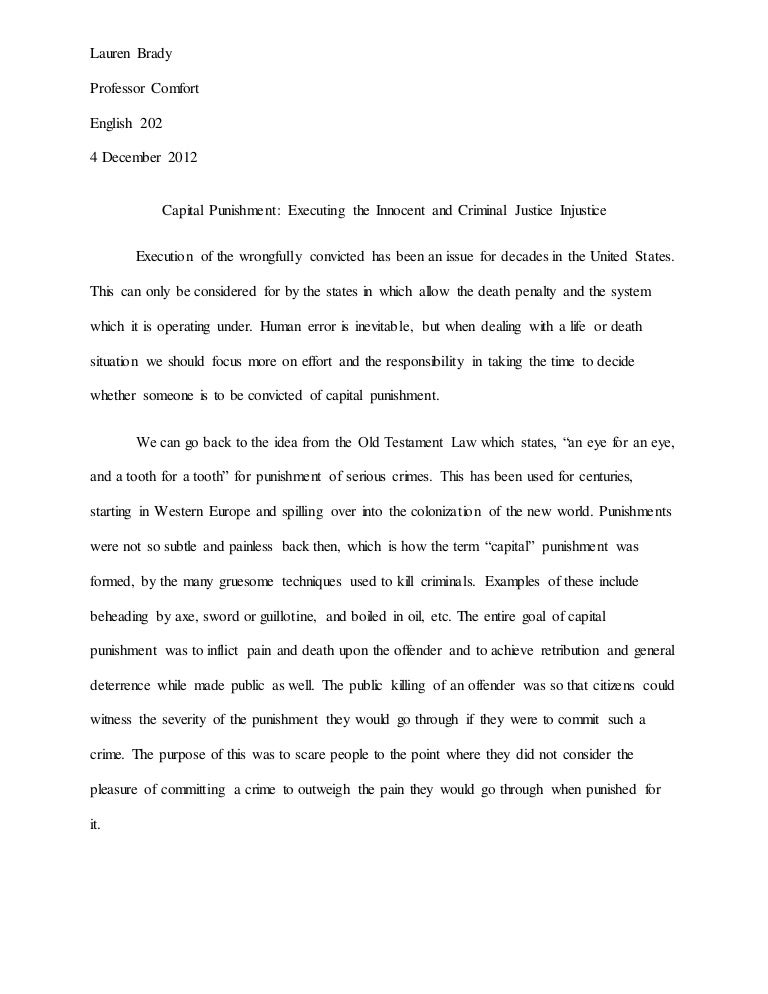 the death penalty pros and cons essay