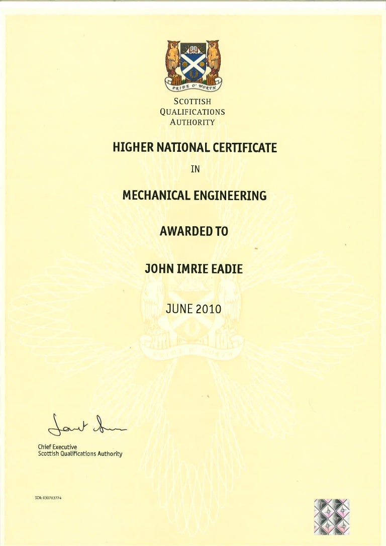 HNC Mechanical Engineering