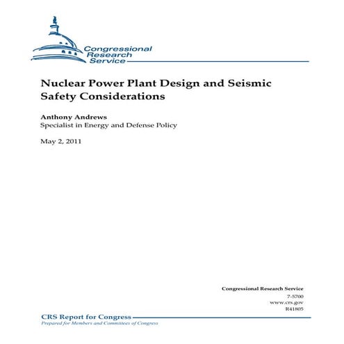 R41805_Nuclear Power Plant Seismic Safety