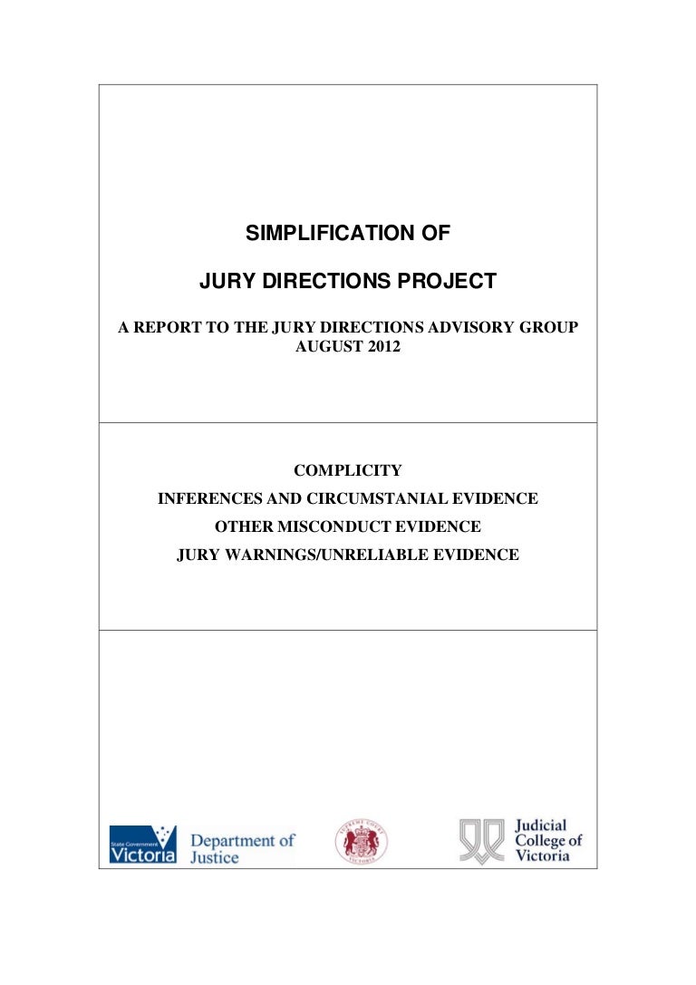 Jury directions project