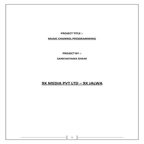 PROJECT REPORT | DOCX