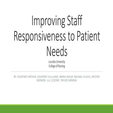 Quality Improvement Project