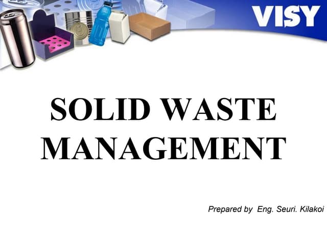 Solid Waste Management Pptx