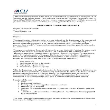 2d Acli Paper Discount Rates 1 2011