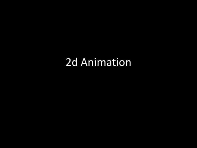 2d animation proposal