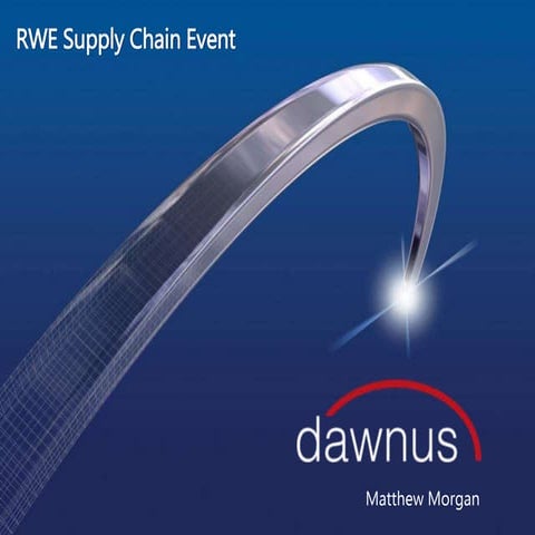RWE Mynydd y Gwair Supply Chain Event - Dawnus / Matthew Morgan