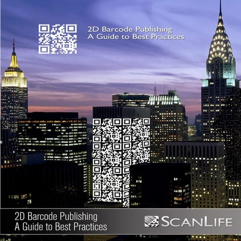 2D barcode publishing a guide to best practices