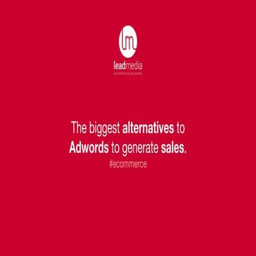 DX3 2016 Alternative Sources to Google Adwords