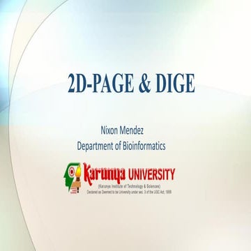 2D-PAGE & DIGE