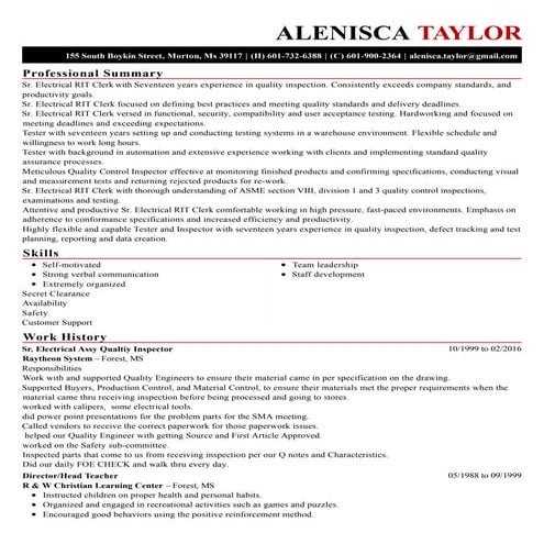 John Thompson Resume 2016 | DOCX