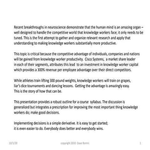 How to be happy by making good decisions.