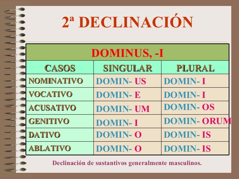 2 Declinación