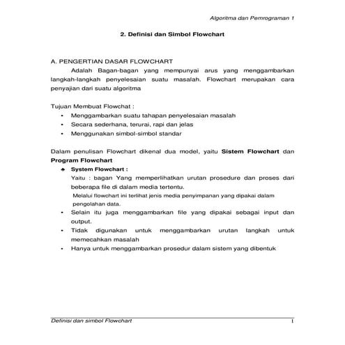 2 definisi dan simbol flowchart