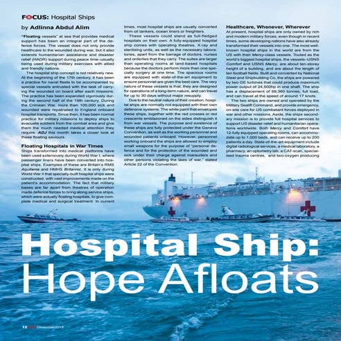 Hospital Ships