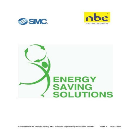 Compressed air Energy saving possibilities in textile mills | PDF