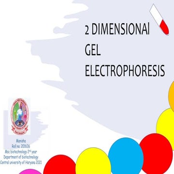 2d gel electrophorosis