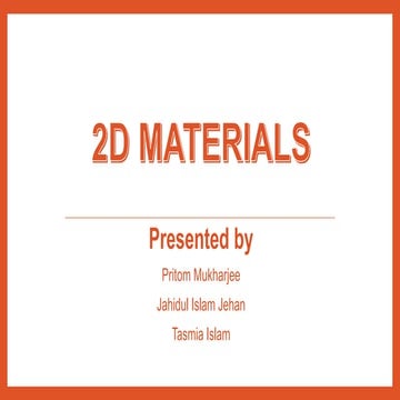 2 d materials