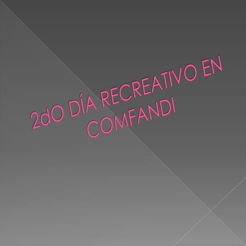 2d o día recreativo en comfandi