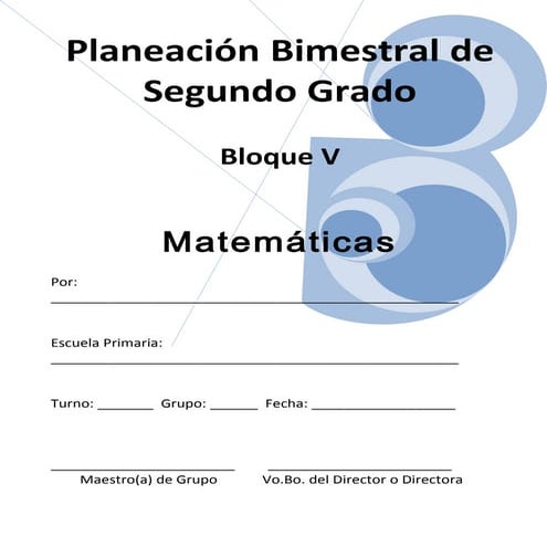 2do grado   bloque 5 matemáticas