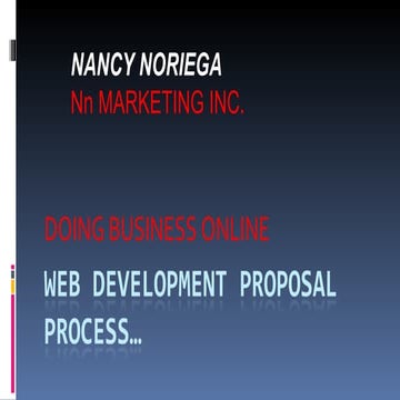 2 Doing Business On Line Class Presentation