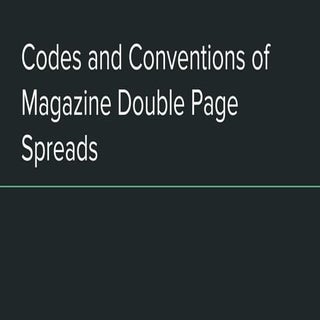 Codes and conventions of a dps