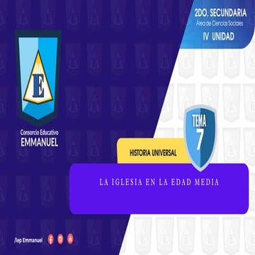 2DO SEC - La iglesia en la edad media.pptx.pdf