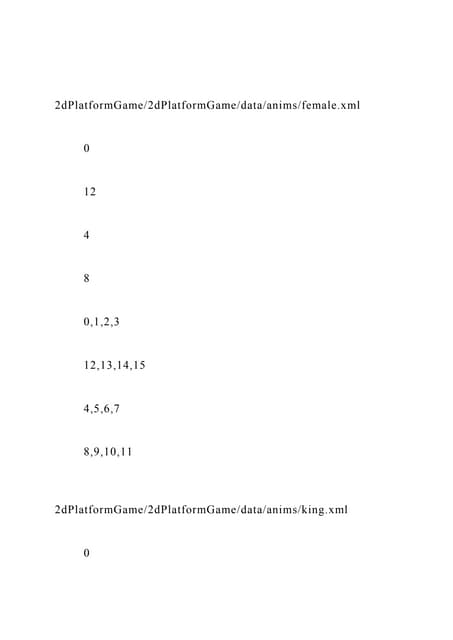 2dPlatformGame2dPlatformGamedataanimsfemale.xml       .docx