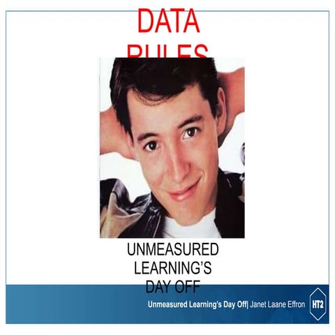 Data Rules: Unmeasured Learning's Day Off