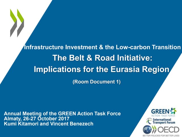 Infrastructure Investment & the Low-carbon Transition (Room Doc 1)