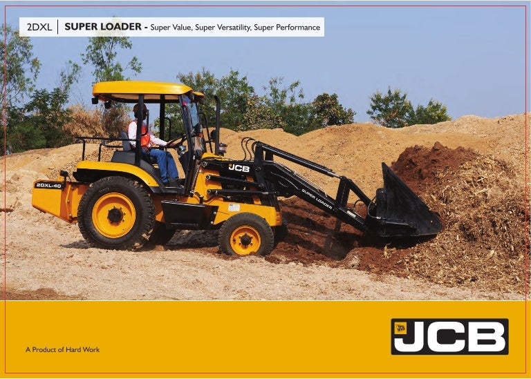 JCB 2 DXL Super Loader - Brochure
