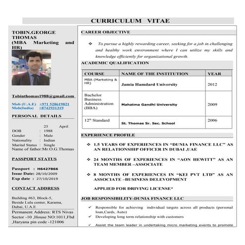 Updated CV WIP | DOC