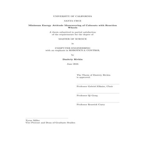 Dmitriy Rivkin Thesis