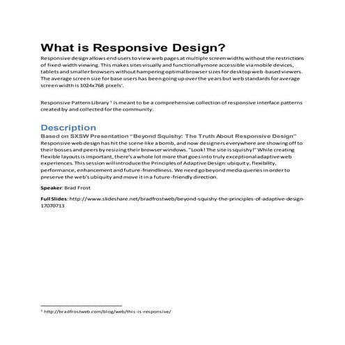BRADFROST-SQUISHY-What is Responsive Design