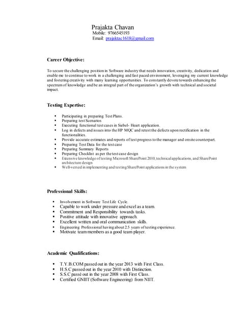 Prajakta Chavan_Resume