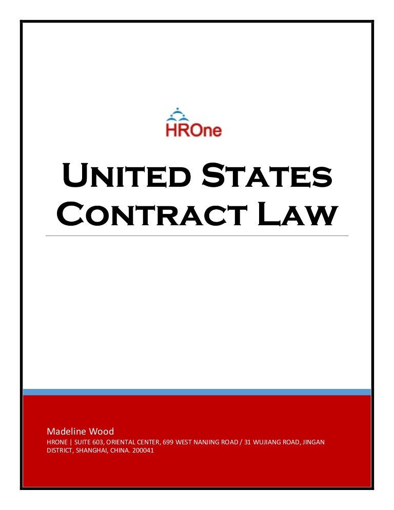 United States Contract Law