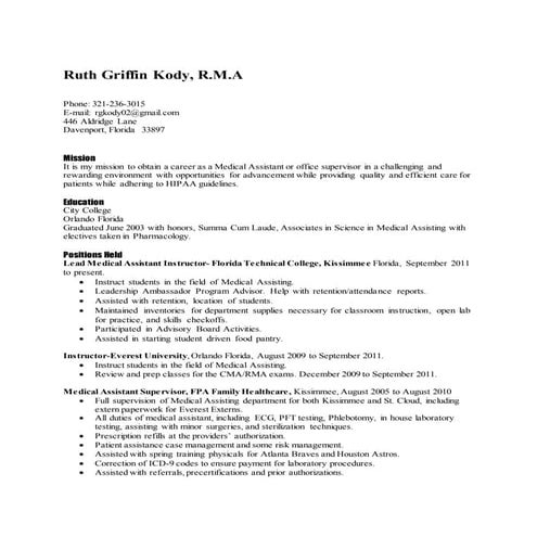 Kevin's Resume3 | RTF