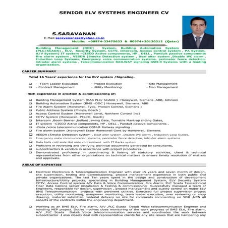 Resume (S.Saravanan)
