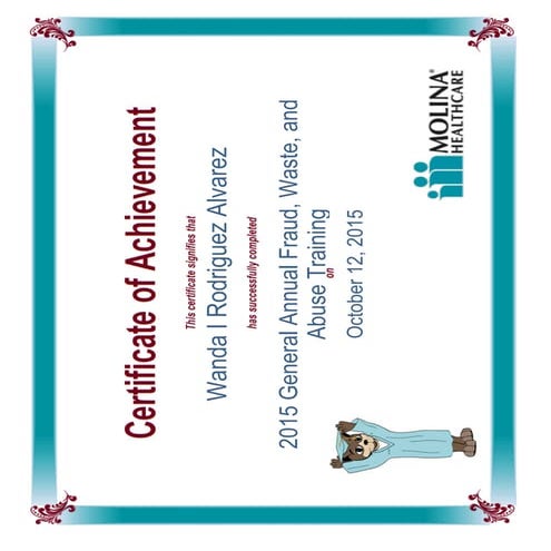 ANNUAL FRAUD,WASTE AND ABUSE TRAINING | PDF