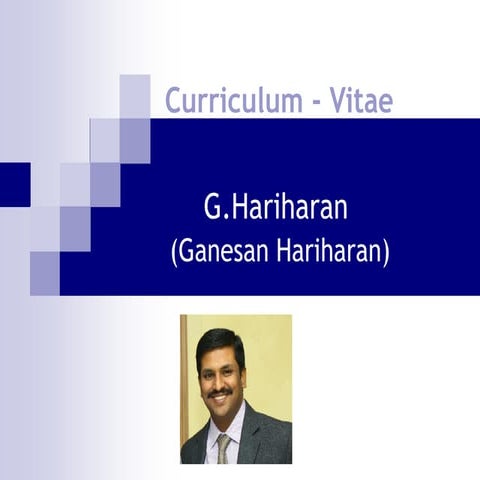 Hariharan. G