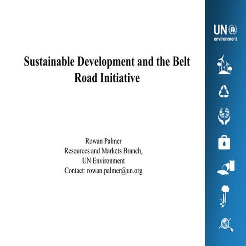 Sustainable Development and the Belt Road Initiative | PDF