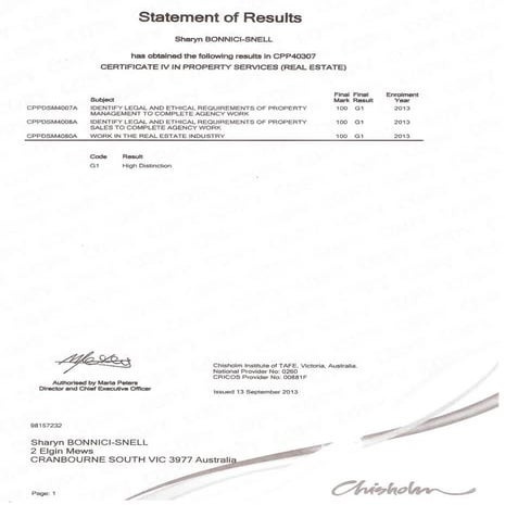 police check and real estate licence | PDF