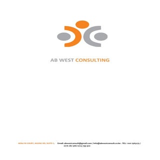 AB WEST CONSULTING COMPANY PROFILE 1
