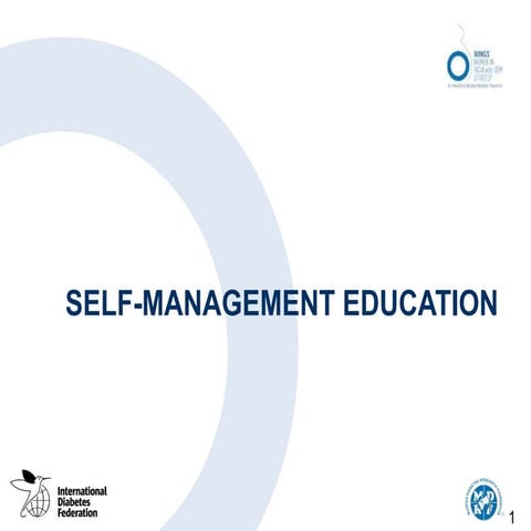 self-management education | PPTX