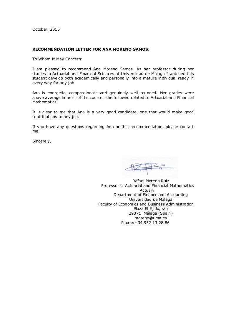 Carta recomendación Ana Moreno inglés